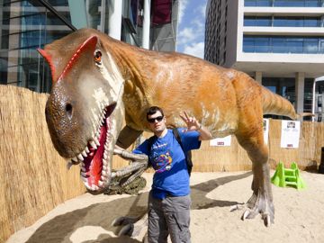 Me with a T-Rex