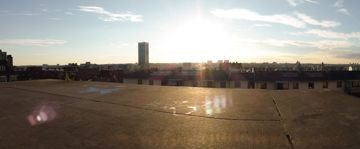 Behind Palace of justice