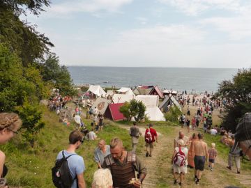 Beach with tents
