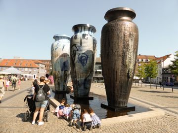 Vase near the station
