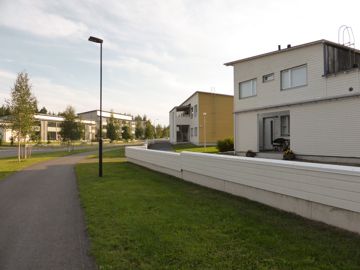 Street with new houses