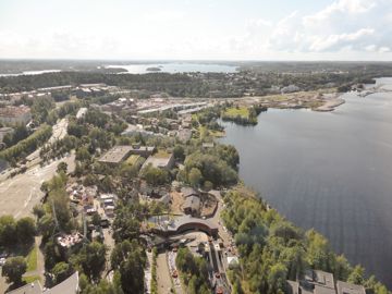 High point of view from the tower