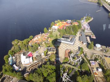 High point of view from the tower