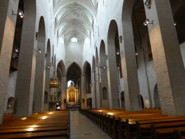 Inside the cathedral