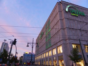City center with dusk