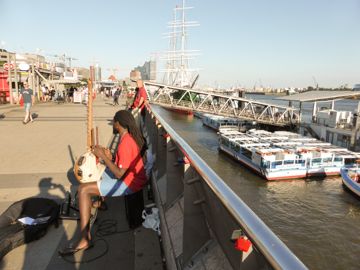 Harbor boat and music