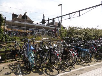 Parking of bikes