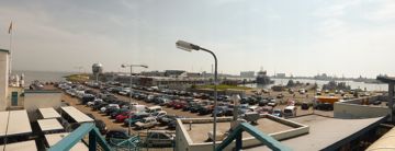 Area to board the ferry