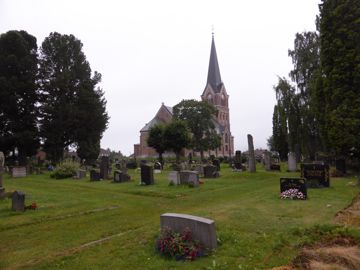 Graves and church