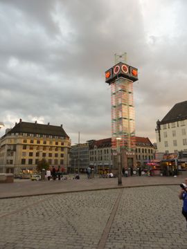 Tower next to the train station