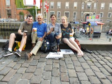 John with American's CS in Copenhagen