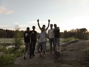 Julien, Leon, Benjamin Thellier, Joeri uilenreef, Frederick Hartung, Moritz Hartung in GÃ¶teborg