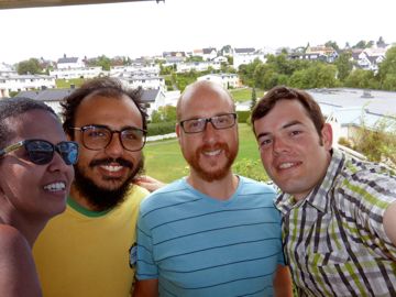 Polyanna, Thiego and Tomas in Oslo