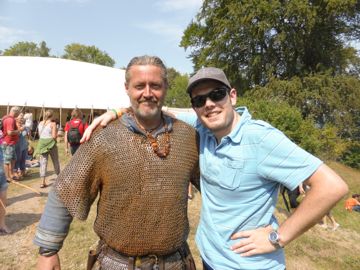 John in Aarhus during the Viking gathering