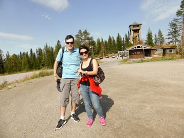 Girl I met in the forest in Ãstersund