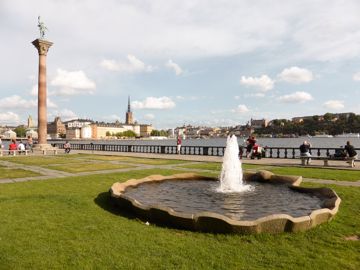 Park of the city hall