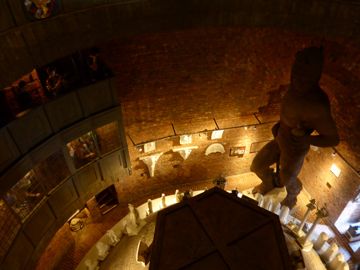 Inside the tower of the city hall