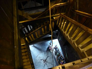 Stairs in the city hall