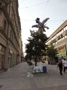 Different dragons in the city
