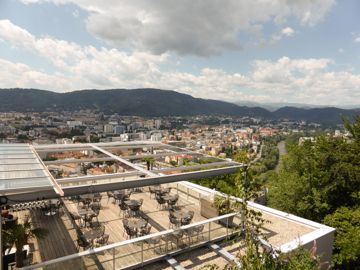 View at the top of the hill