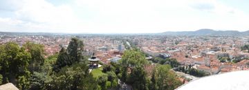 View at the top of the hill