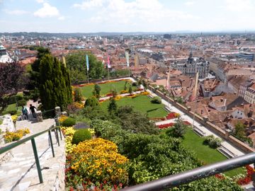 Garden at the top of the hill
