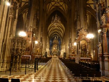 Cathedral in the night