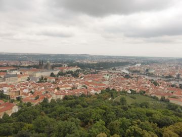 View from Petrin Lookout Tower