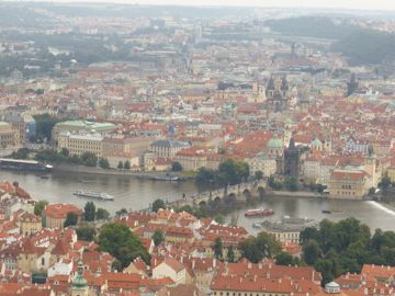 View from Petrin Lookout Tower