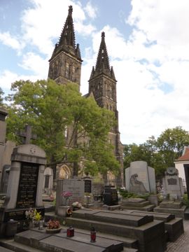 Vysehrad graves