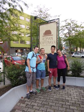 Alex, Milica and Gregory in Maribor