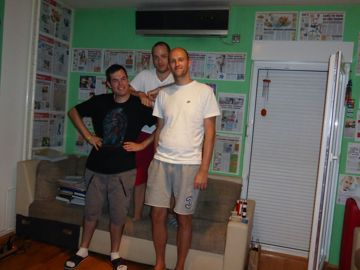 Mario and Sascha in Zagreb