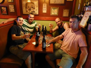 Zsolt Hanyi and his friends in Szombathely