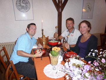 Chris and Anne Laure in La Chaux-de-Fonds