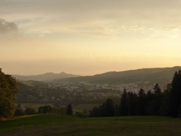 Sunset of the city