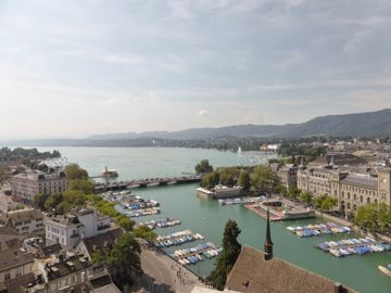 High view of Zurich