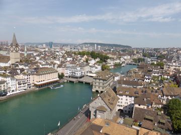 High view of Zurich