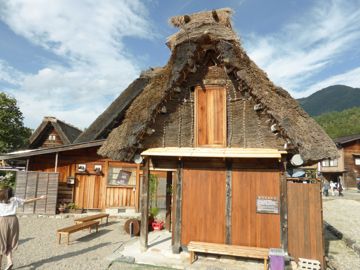 Typical house with his roof