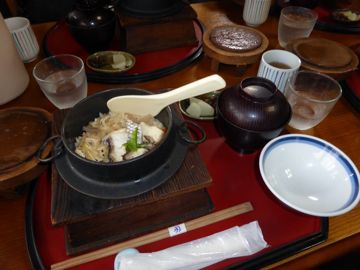 Typical food sea bream