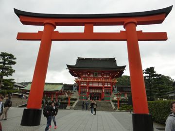 Begin of Fushimi Inari-taisha