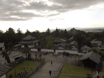 View top of the shinto sanctuar