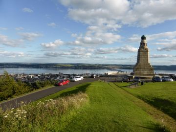 Top of the "Law" hill — Scotland 2015