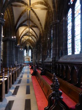 Inside the cathedral