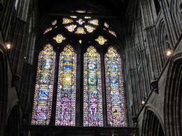 Inside the cathedral