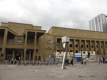 In front of the main Bus Station