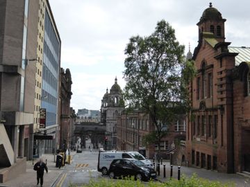 Street with university