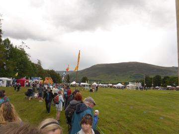 Lochearnhead field of the Highland games