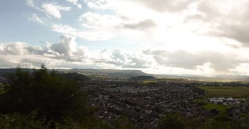 View from Abbay Craig Wallace