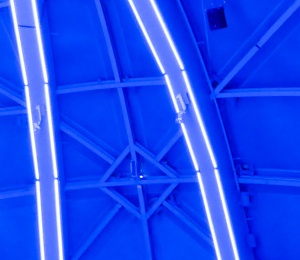 Lights show in Atomium