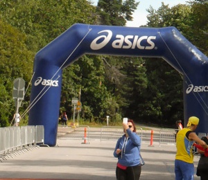 Begin of the marathon of Helsinki